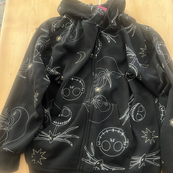 Kids Black Graphic Hoodie - Picture 1 of 2